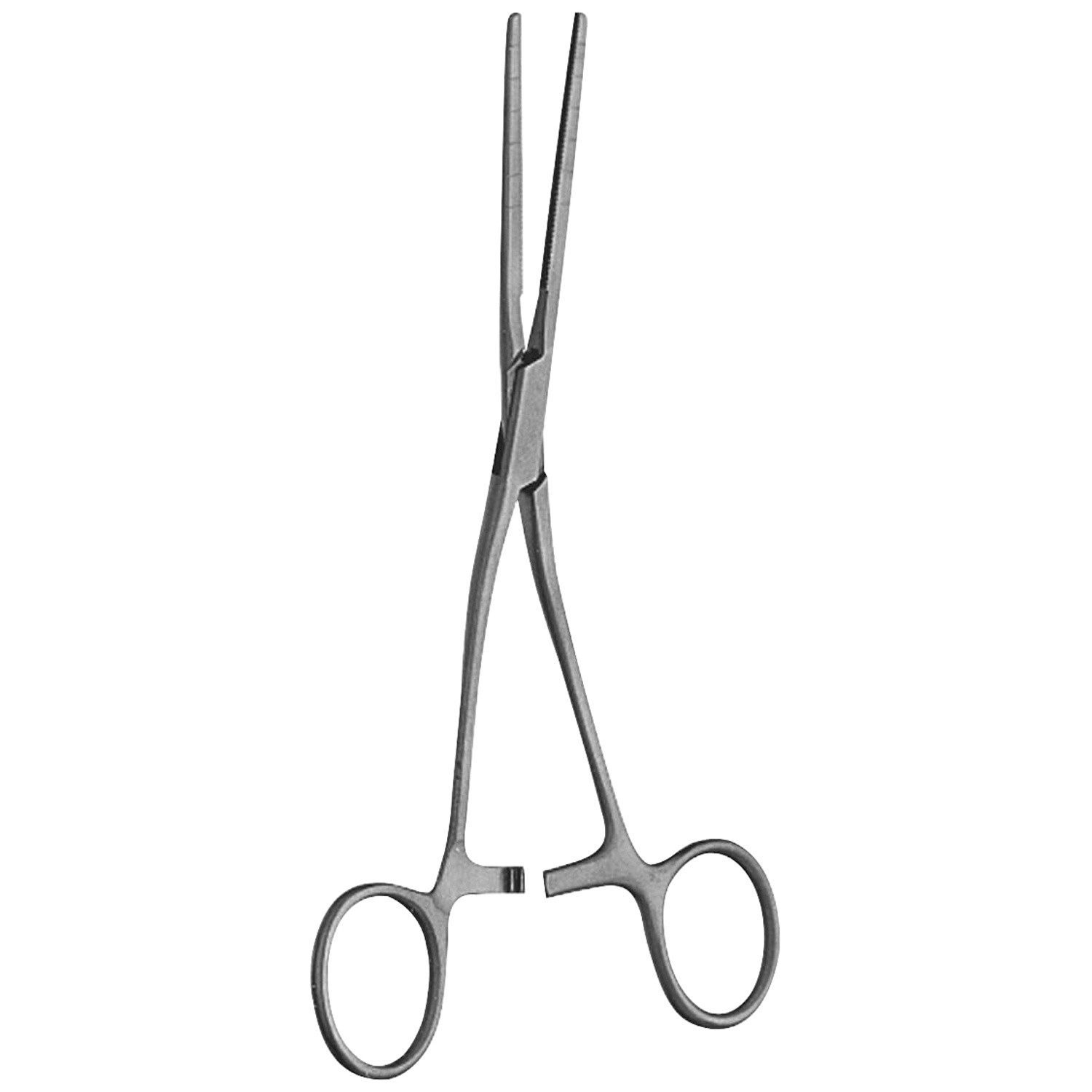 Cooley Coarctation Clamp, 5.5 Cm Long Straight Jaws, Angled Shanks, 8 3/4" (22.0 Cm)